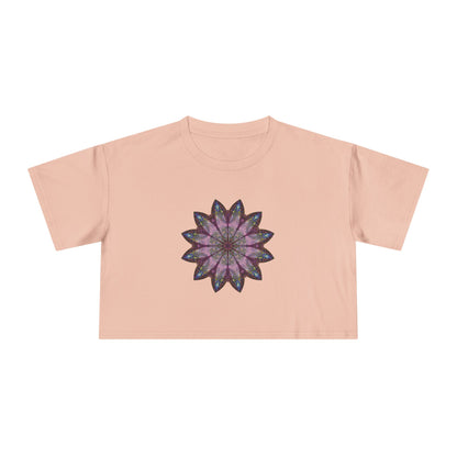 Women's Cropped Tee - Love Light Mandalas No.19
