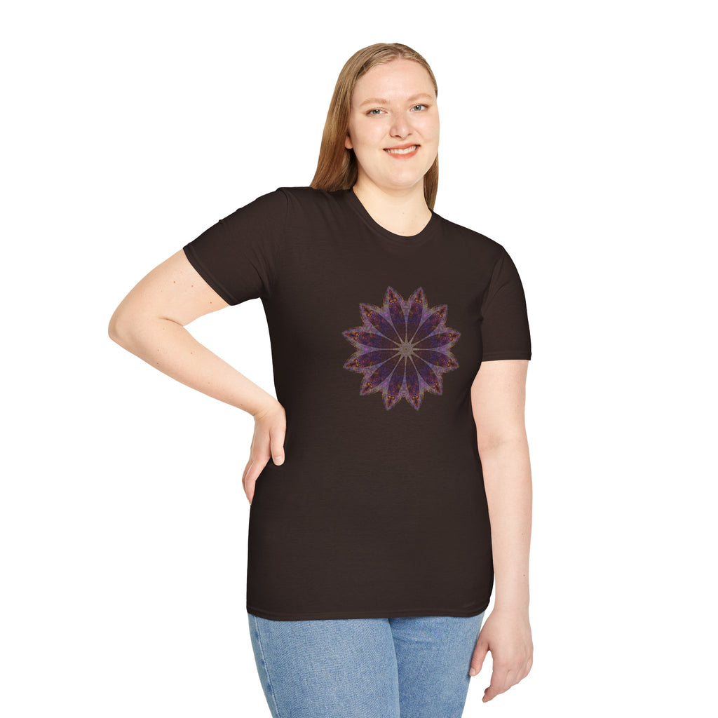 Unisex Softstyle T-Shirt - Love Light Mandalas No.11