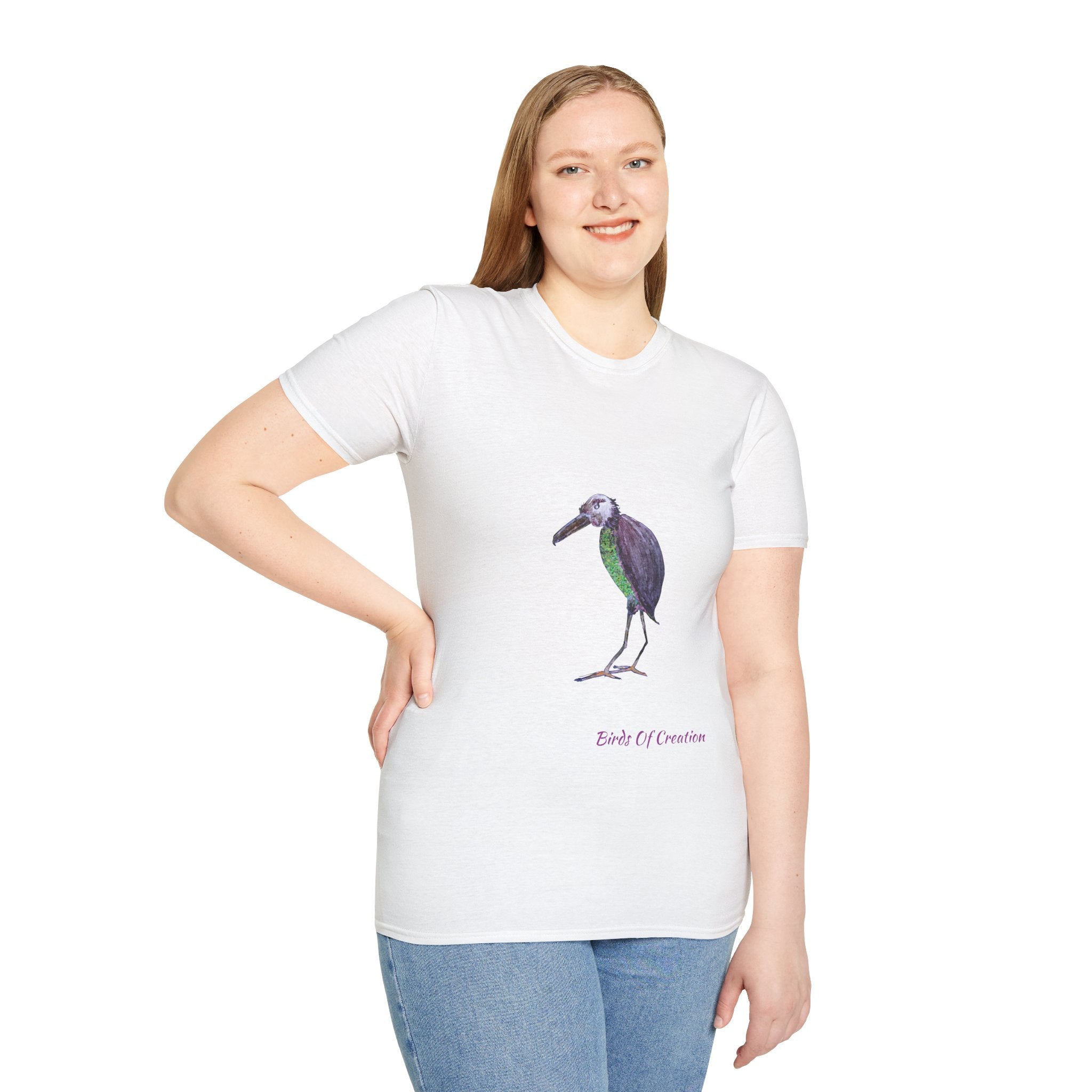 Unisex Softstyle T-Shirt - Birds Of Creation No.2