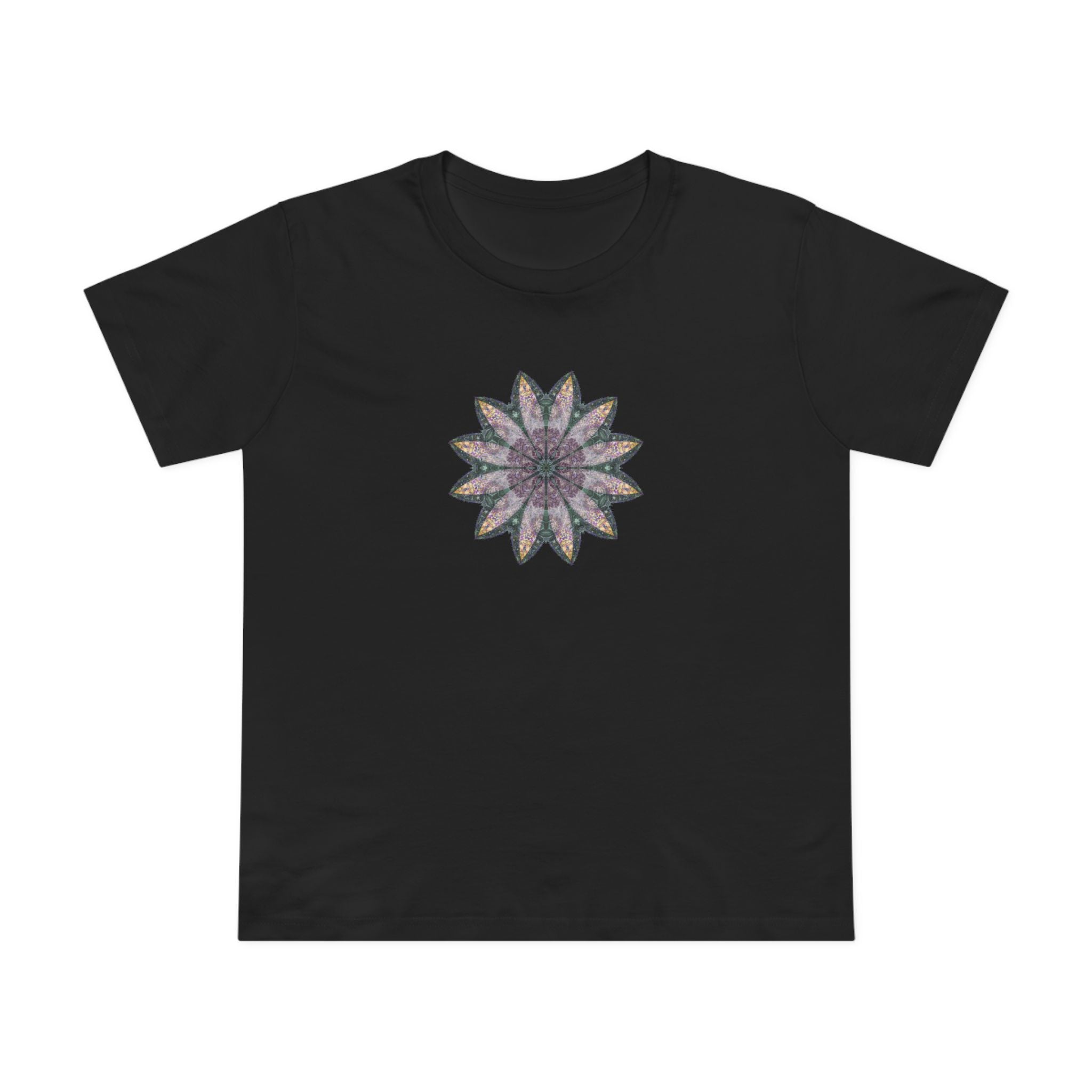 Women’s Maple Tee - Love Light Mandalas No.21