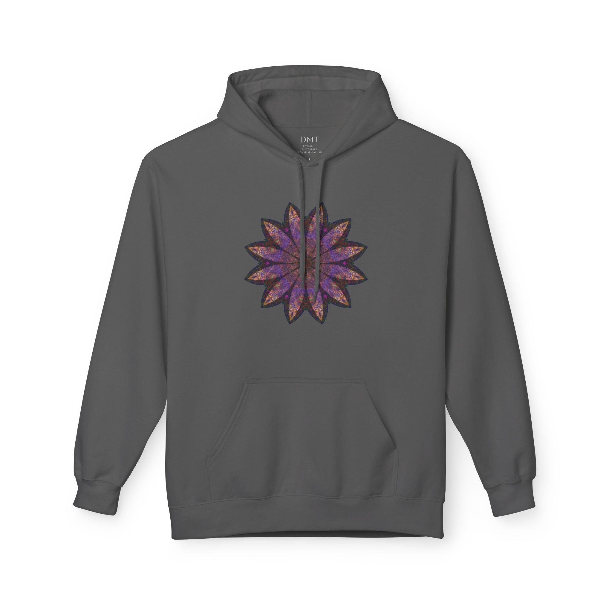 Unisex Midweight Softstyle Fleece Hoodie - Love Light Mandalas No.23