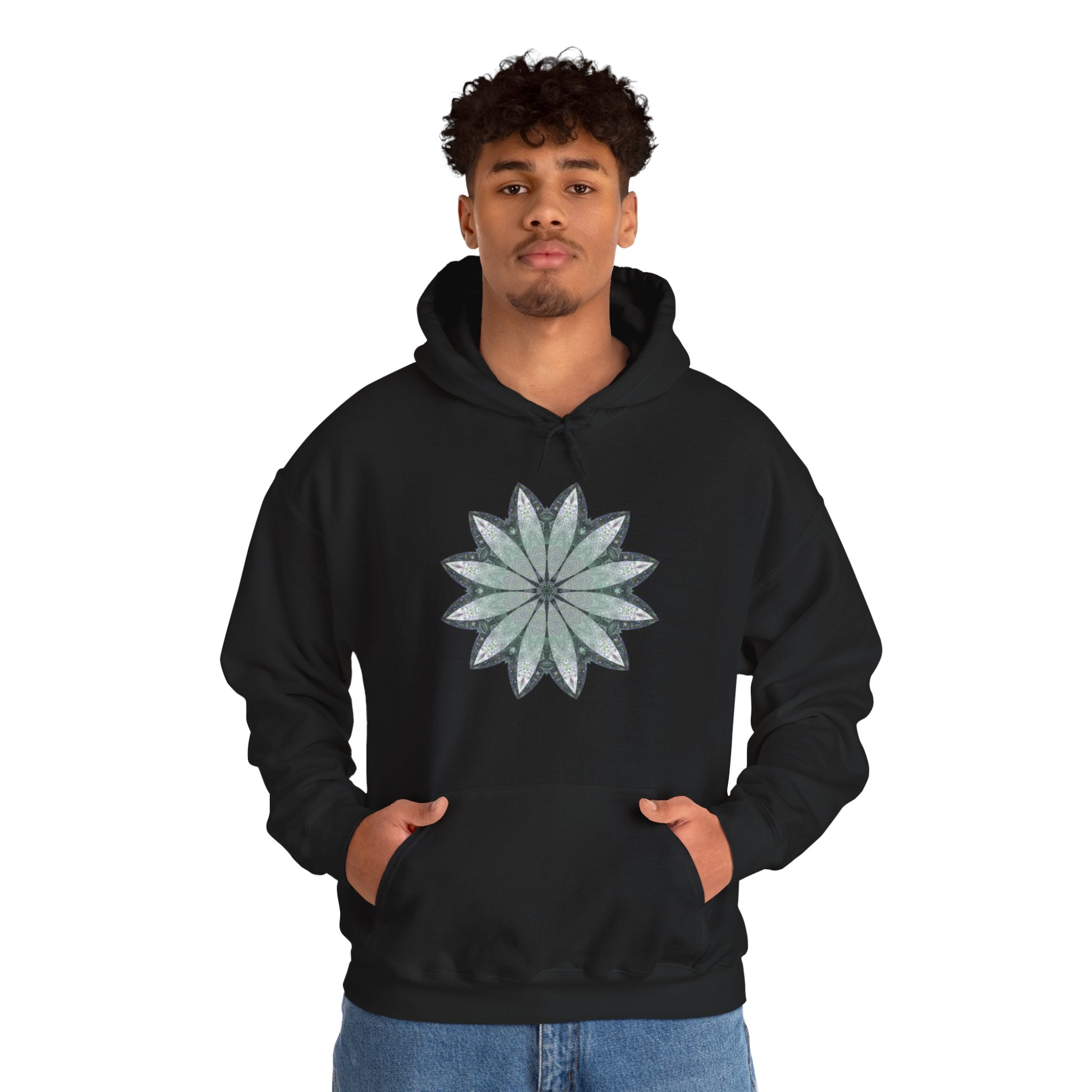 Unisex Heavy Blend™ Hooded Sweatshirt - Love Light Mandalas No.22