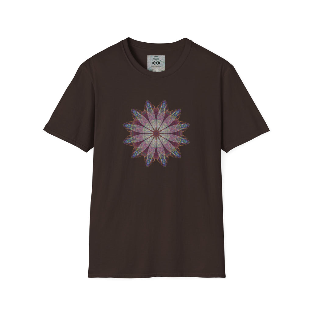 Unisex Softstyle T-Shirt - Love Light Mandalas No.9