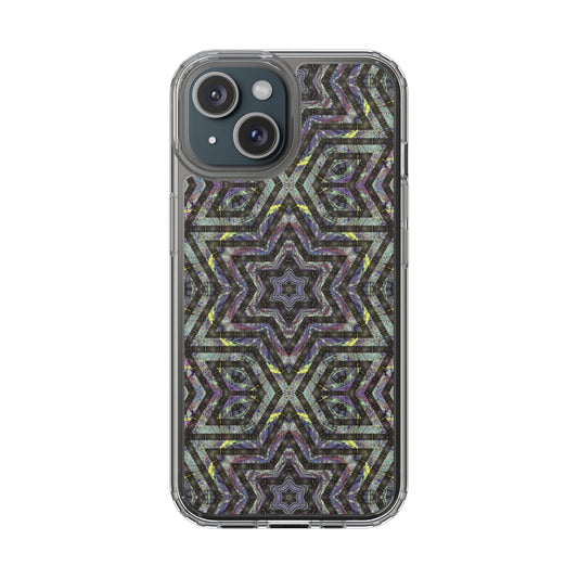 iPhone 15 Clear Case – P5 Kaleidoscopic No.1
