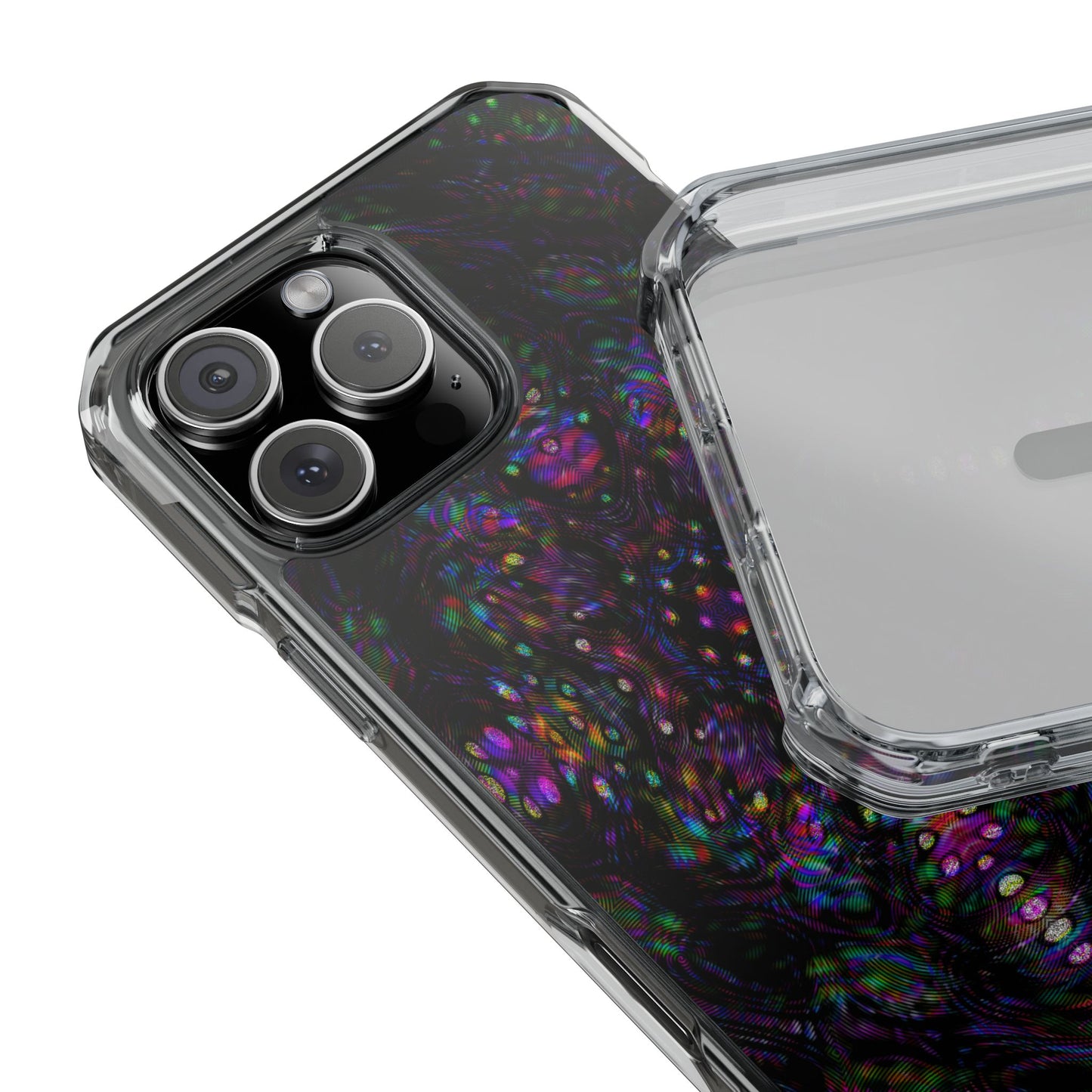 iPhone 16 Magnetic Clear Impact Case - DMT Scribe Tiles No.3