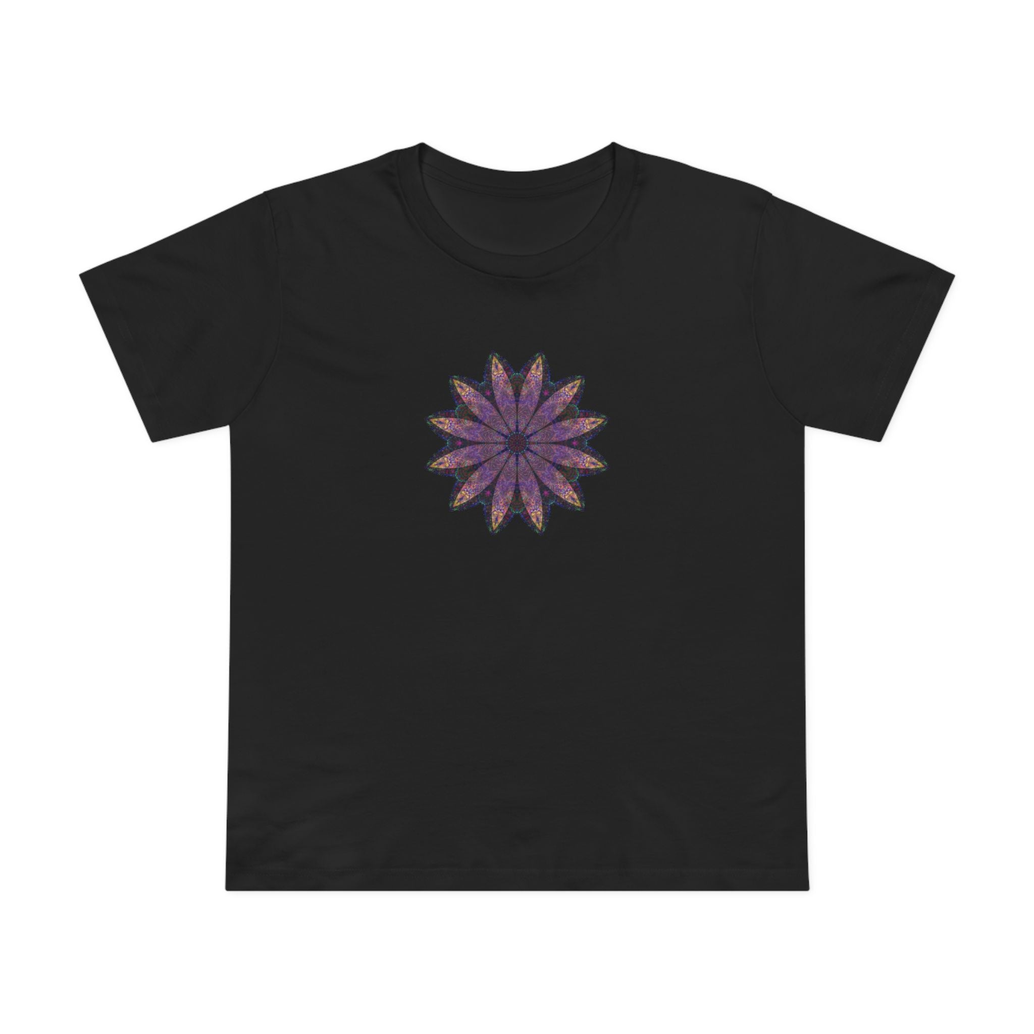 Women’s Maple Tee - Love Light Mandalas No.24