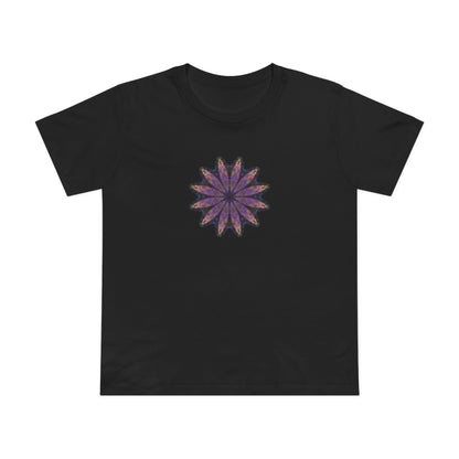 Women’s Maple Tee - Love Light Mandalas No.24