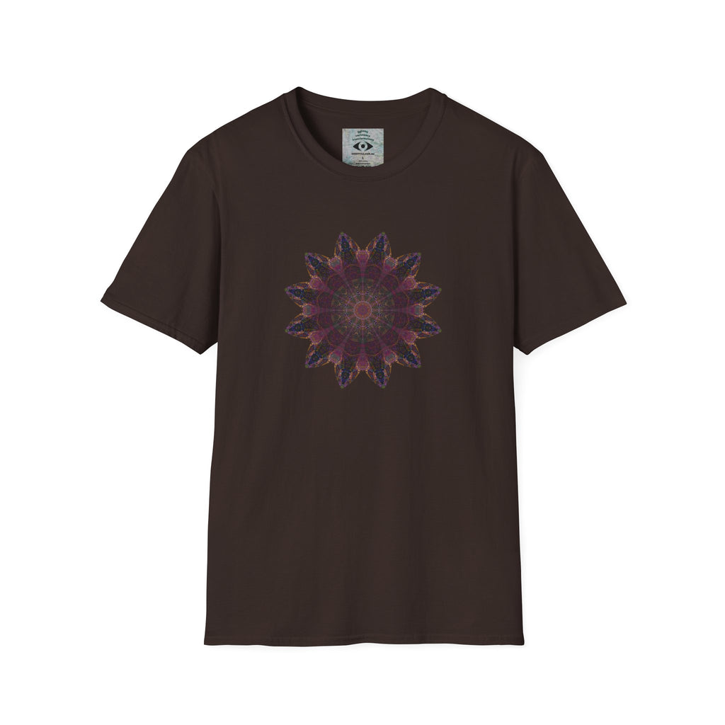 Unisex Softstyle T-Shirt - Love Light Mandalas No.8