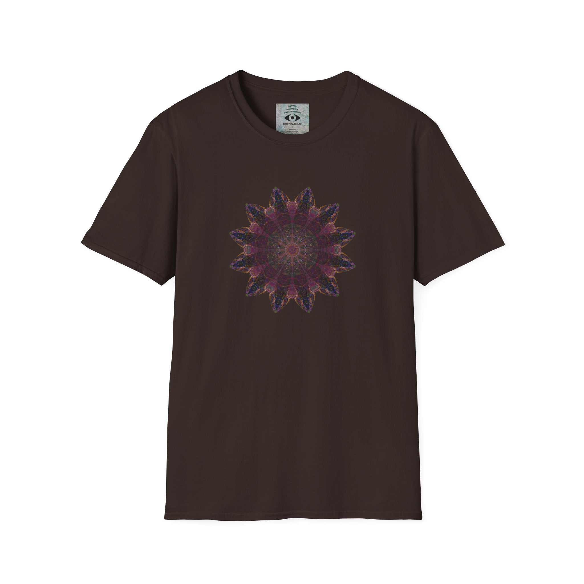 Unisex Softstyle T-Shirt - Love Light Mandalas No.8