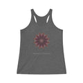 Women's Tri-Blend Racerback Tank - Love Light Mandalas No.5