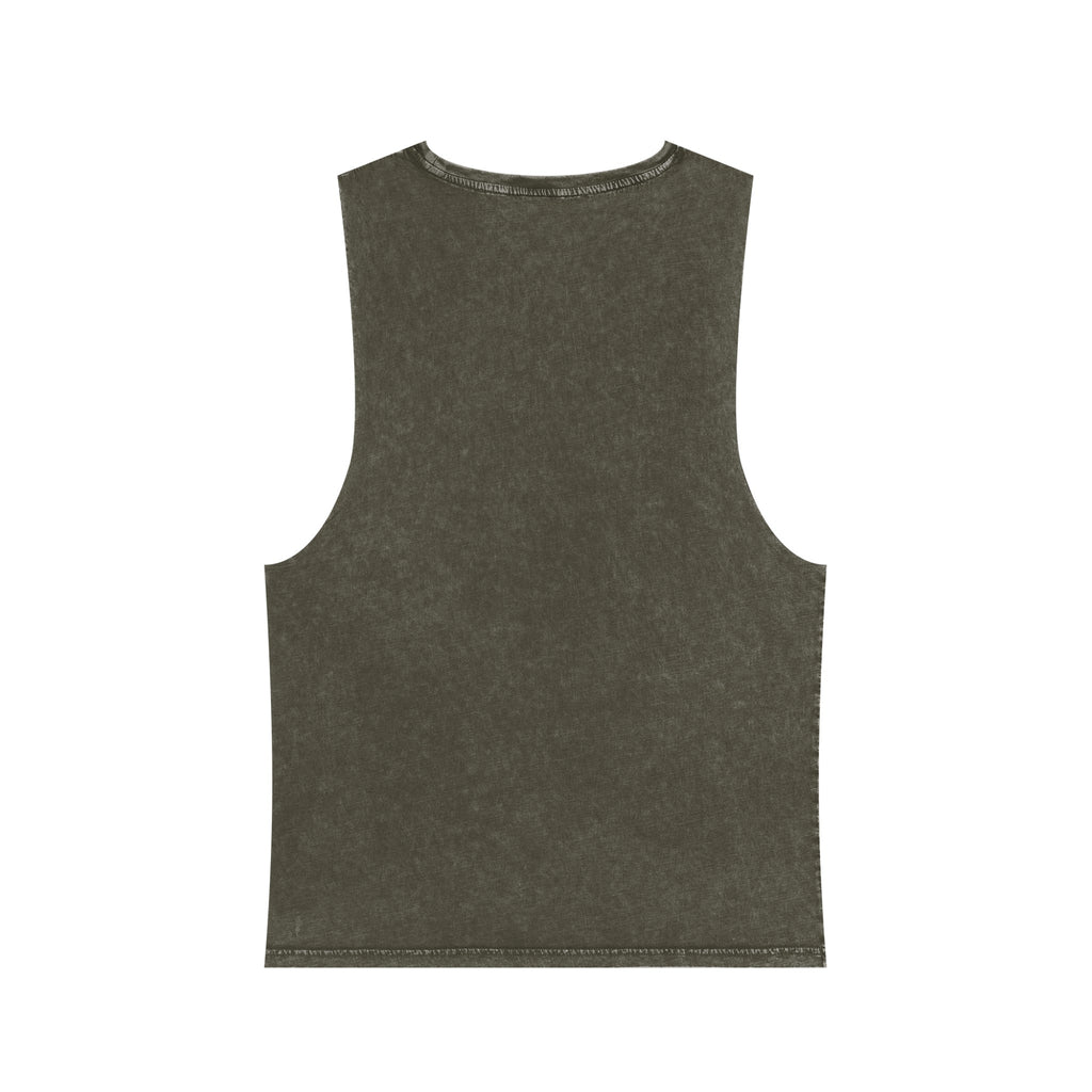 Unisex Stonewash Tank Top - Love Light Mandalas No.6