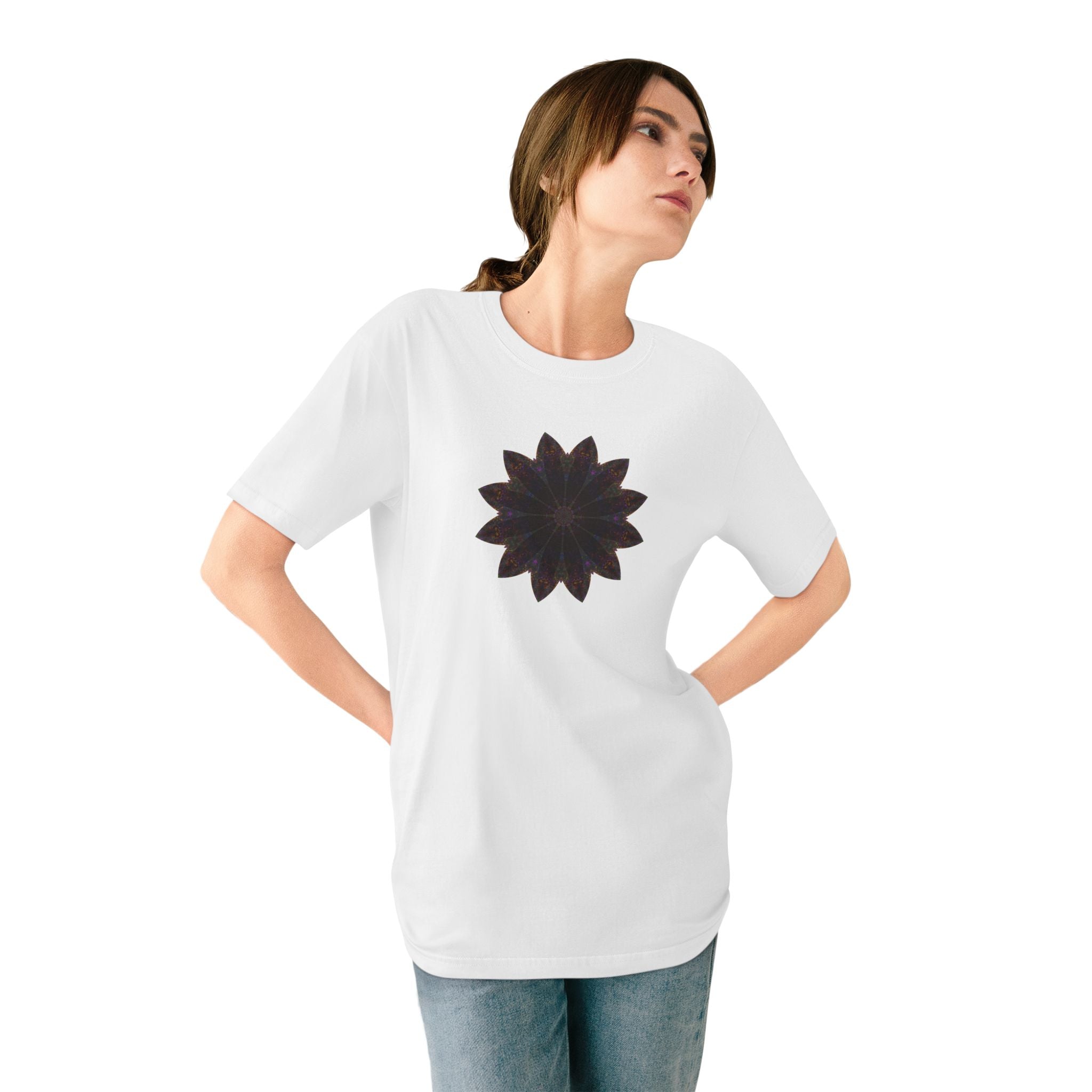 Organic Staple T-shirt - Love Light Mandalas No.10