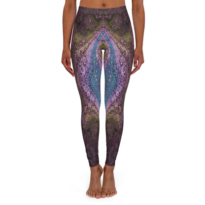 Spandex Leggings - Love Light Fractals No.11a