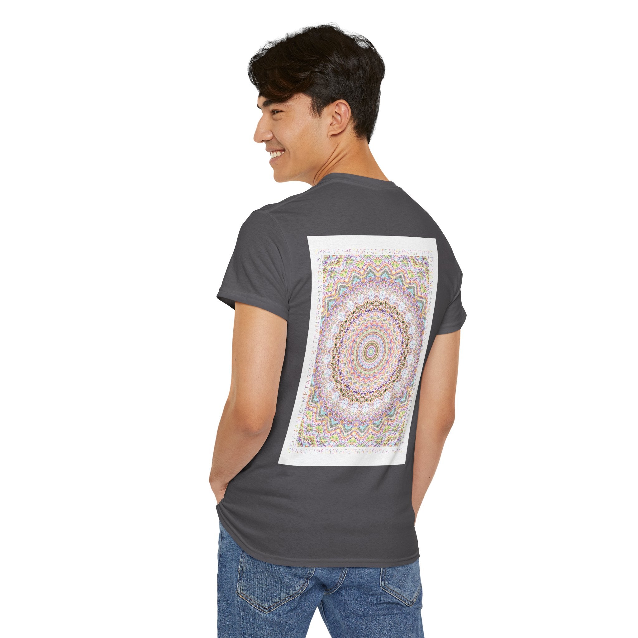Unisex Heavy Cotton Tee (Back) - DMT Seer No.8
