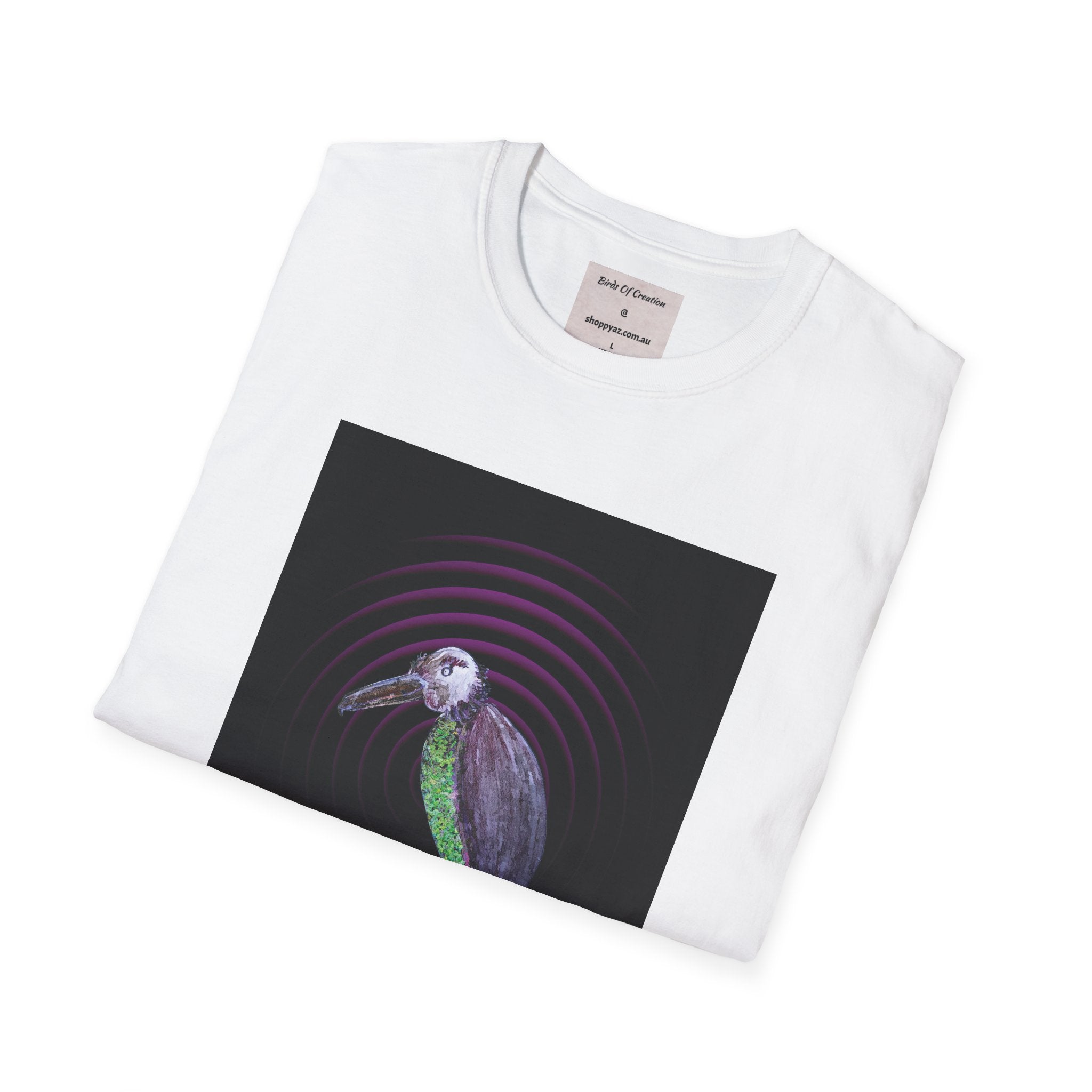 Unisex Softstyle T-Shirt - Birds Of Creation No.2b