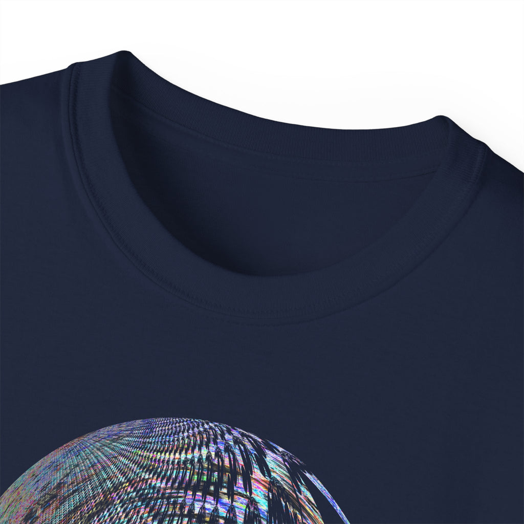 Unisex Ultra Cotton Tee - Fractal Moon No.2