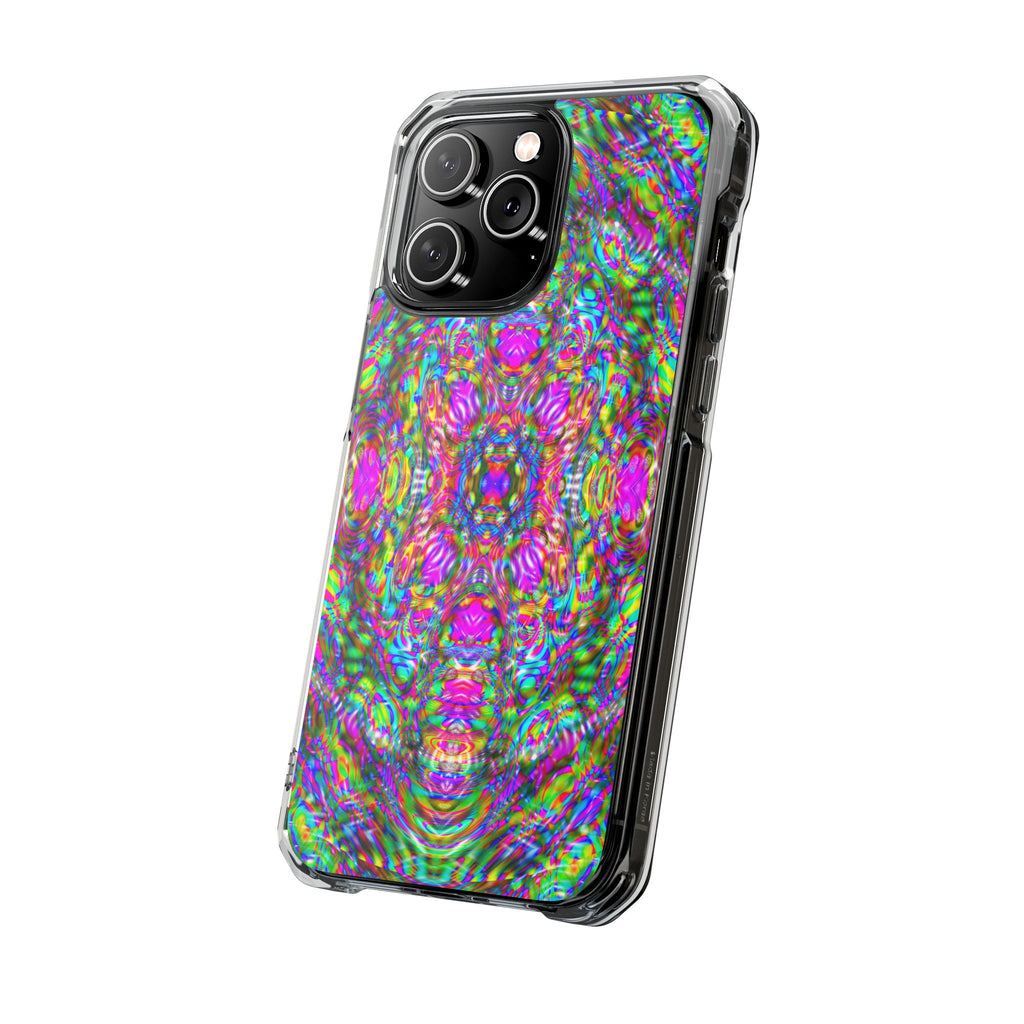 iPhone 14 Magnetic Clear Impact Case - DMT Scribe Tiles No.4