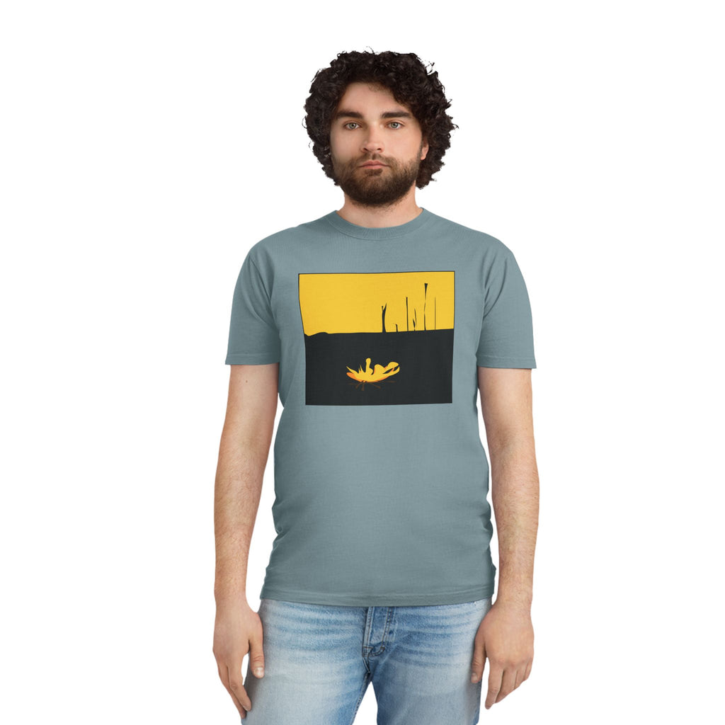 Unisex Faded Shirt -The Traveller Series (Fire)