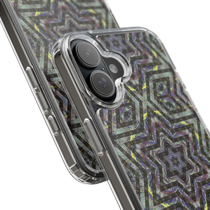 iPhone 16 Clear Case – P5 Kaleidoscopic No.1
