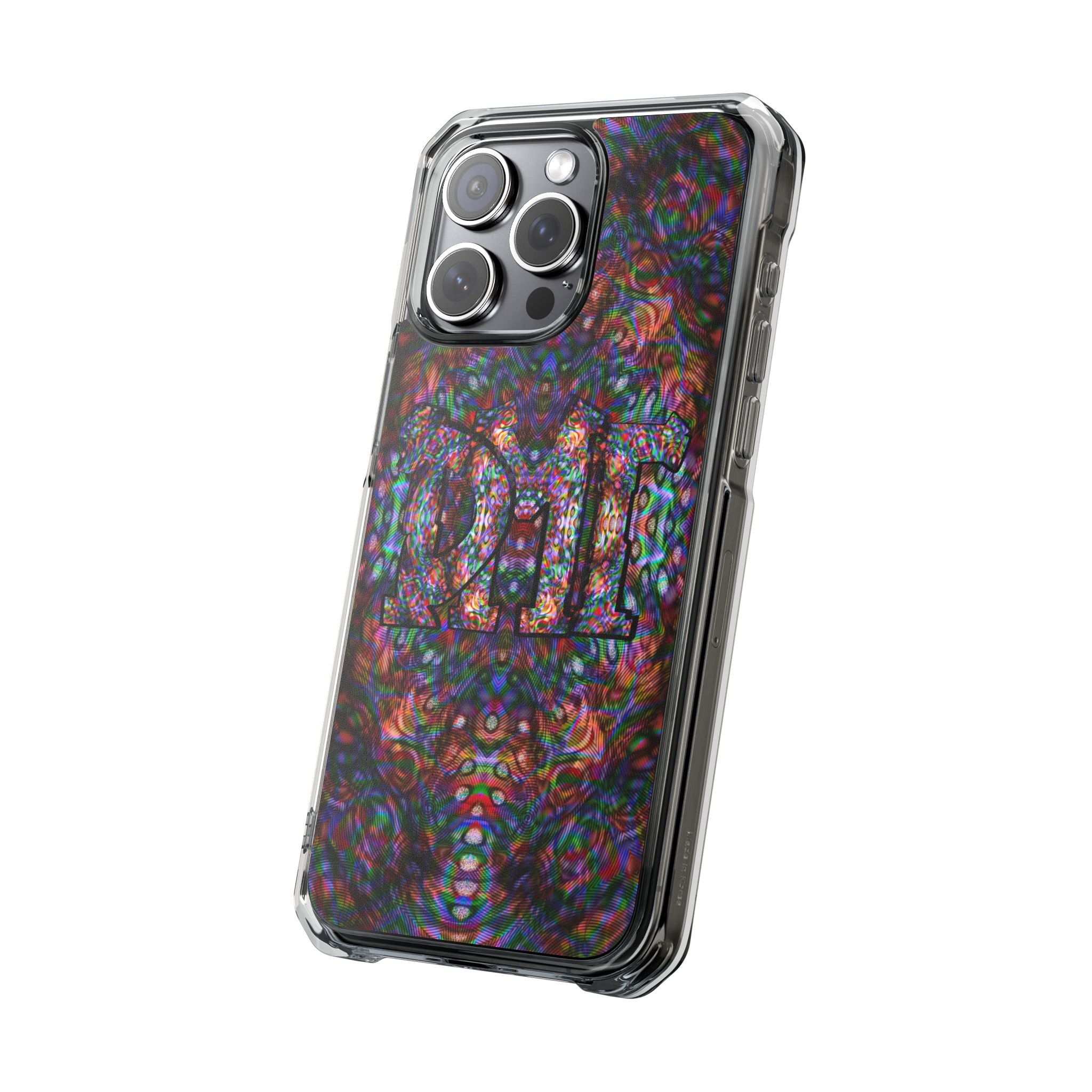 iPhone 15 Magnetic Clear Impact Case - DMT Scribe No.S1T1
