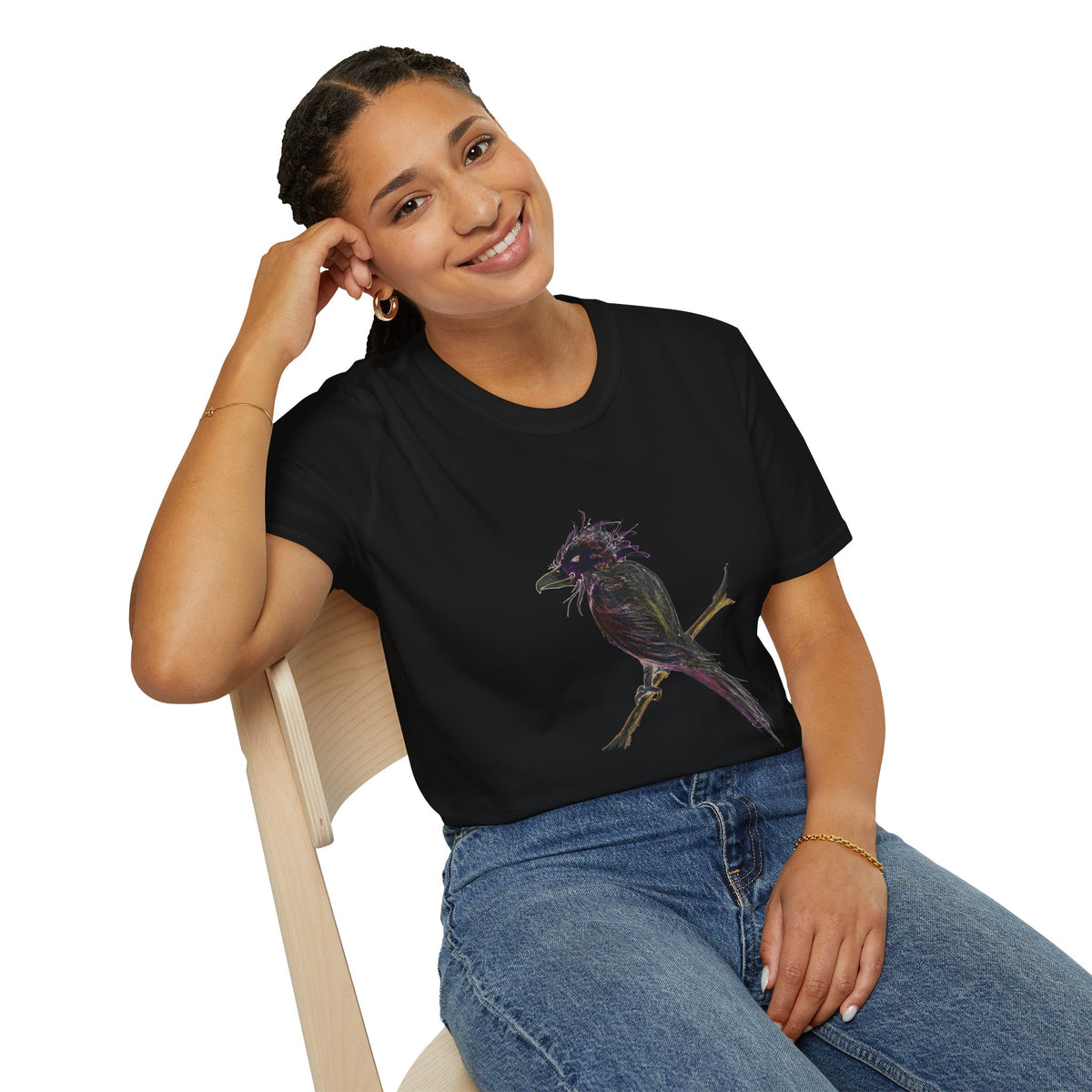 Unisex Softstyle T-Shirt - Birds Of Creation No.1