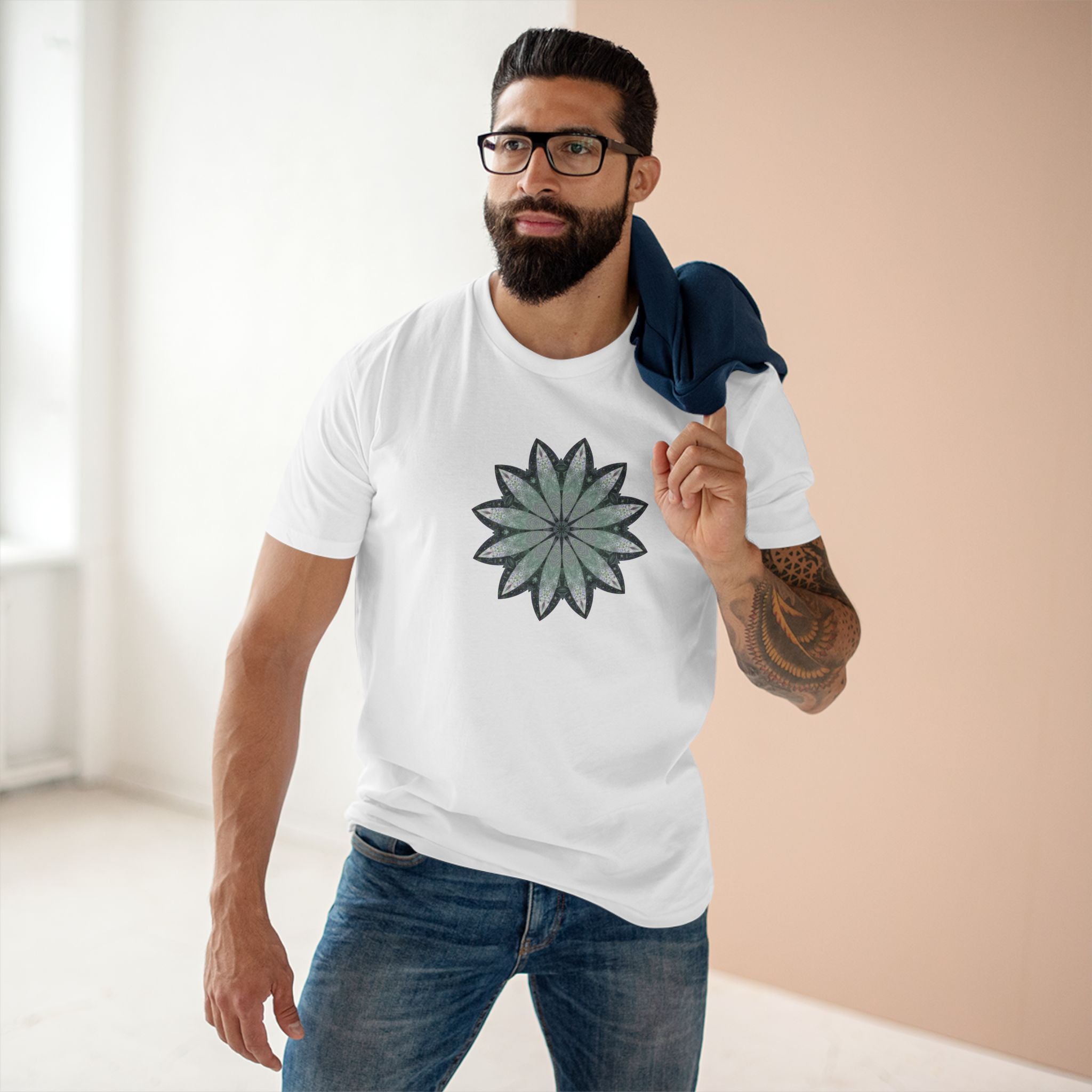 Men's Staple Tee - Love Light Mandalas No.22