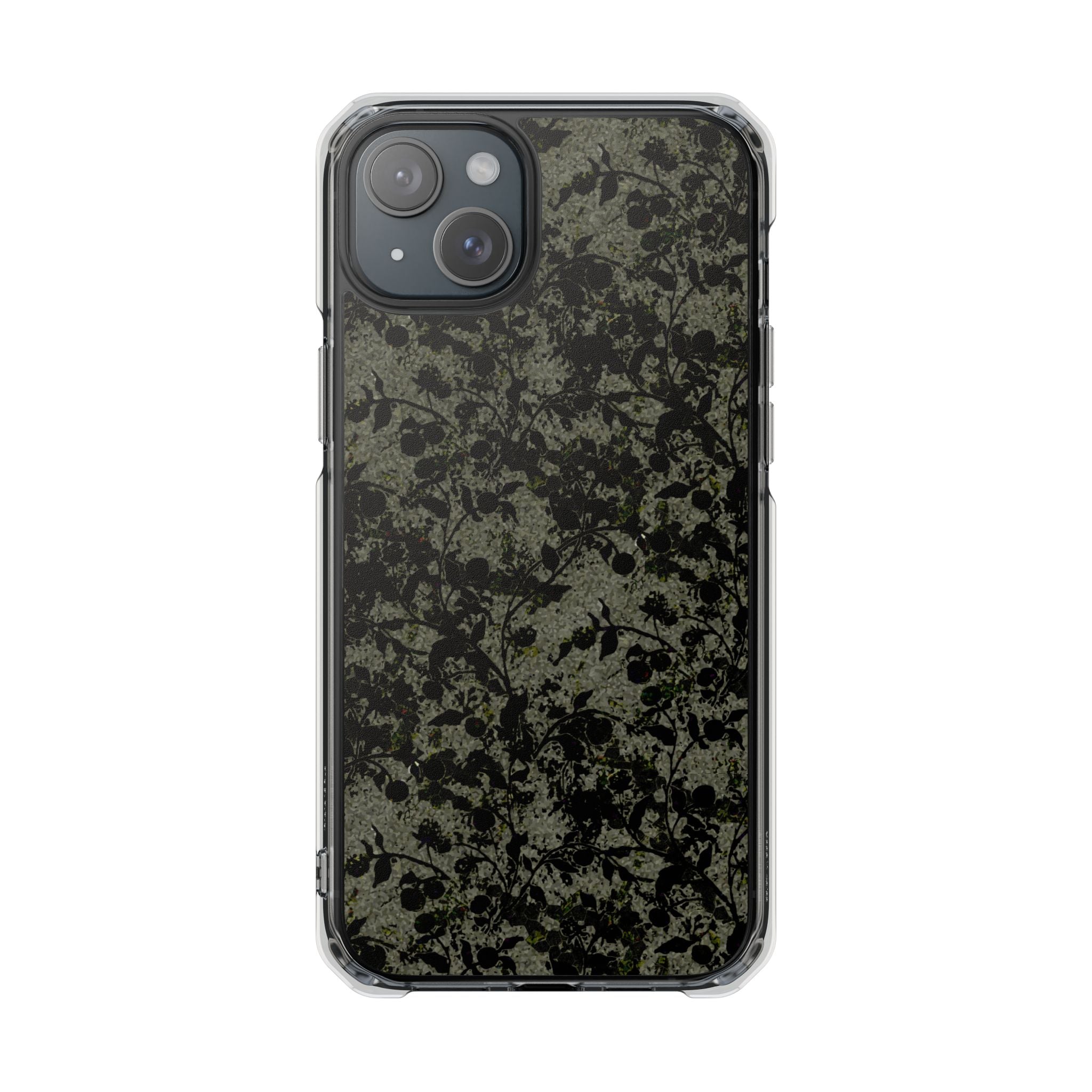 iPhone 15 Magnetic Clear Impact Case - Hidden Weave Series V3 No.25