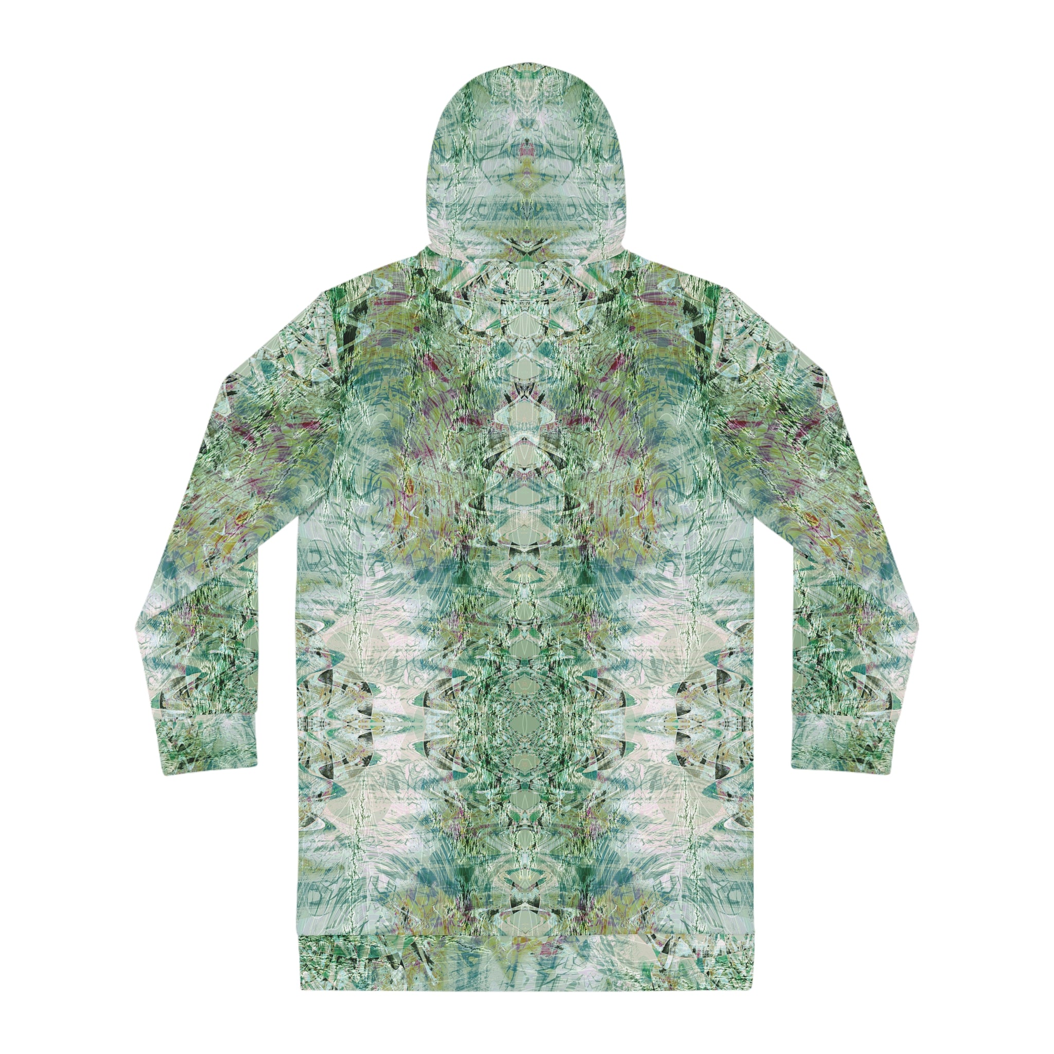 Women's Hoodie Dress - Love Light Fractals No.7