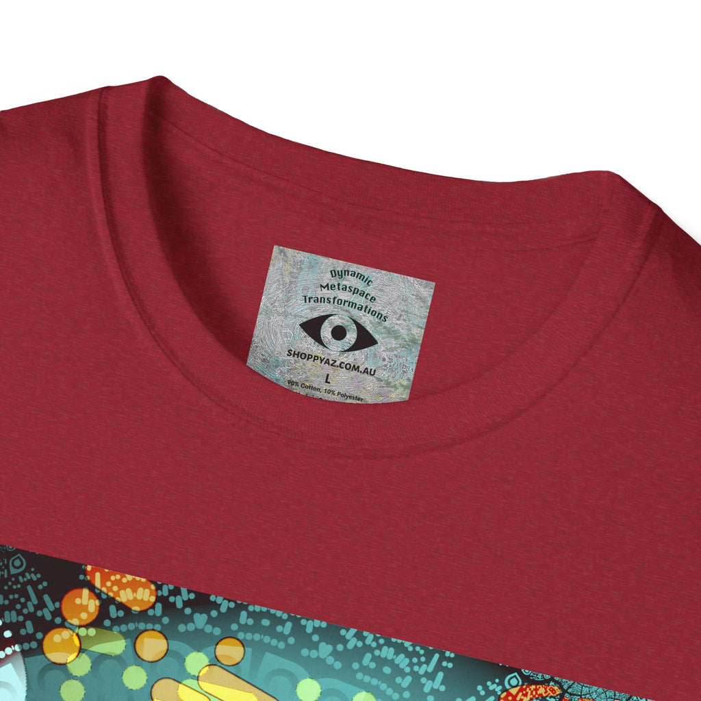 Unisex Softstyle T-Shirt - Psychedelic QR No.1