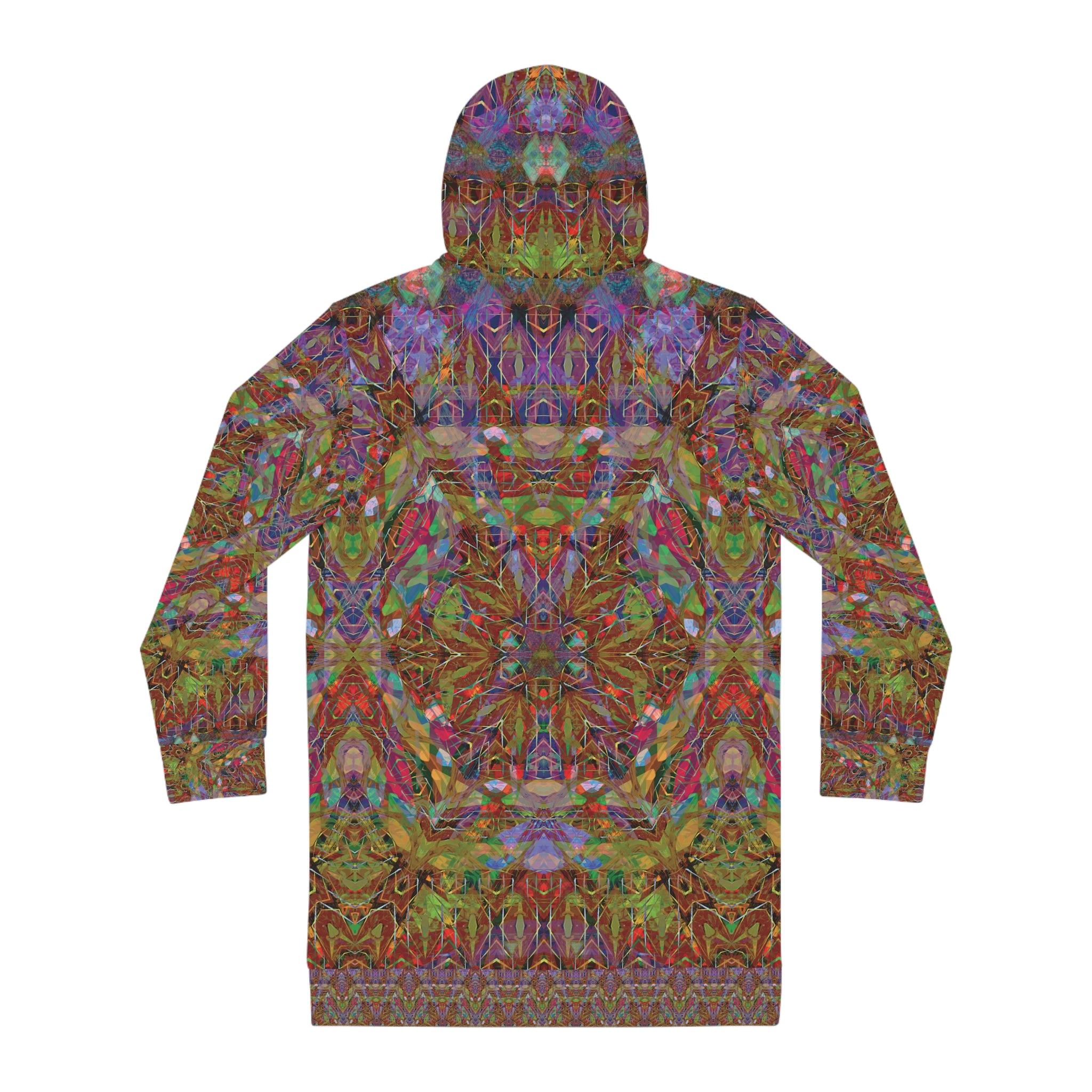 Women's Hoodie Dress - Mandala Series No.15