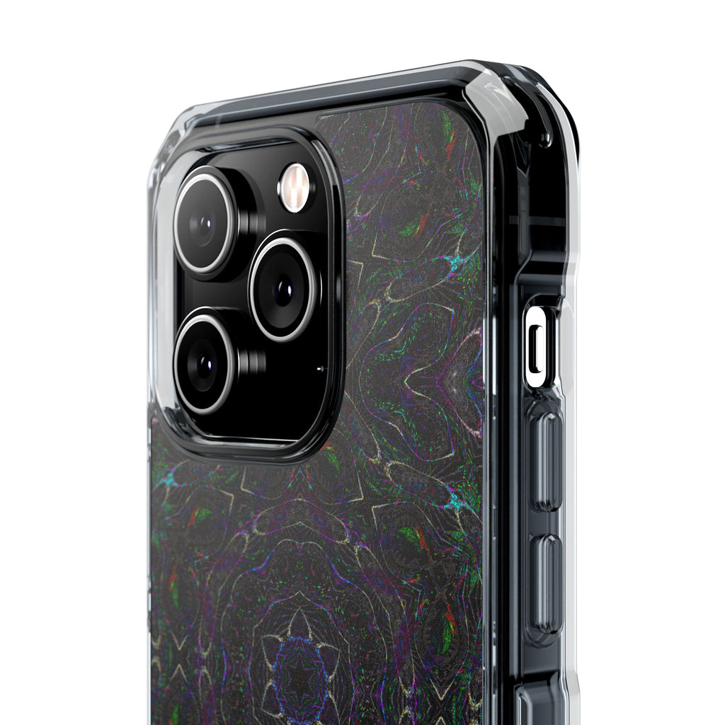 iPhone 14 Magnetic Clear Impact Case - P5 Kaleidoscopic No.32