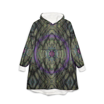Unisex Hooded Blanket - DMT Seer No. 16