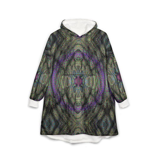 Unisex Hooded Blanket - DMT Seer No. 16