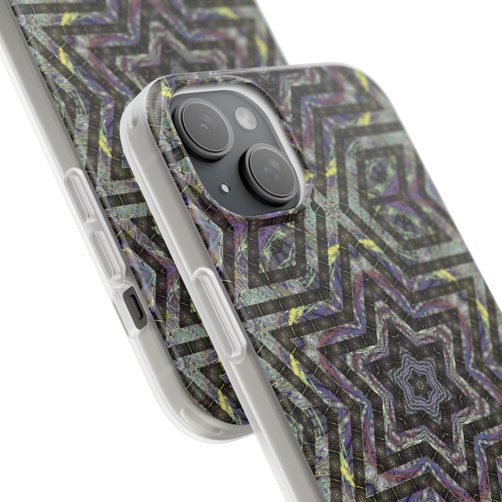 iPhone 15 Flexi Case - P5 Kaleidoscopic No.1