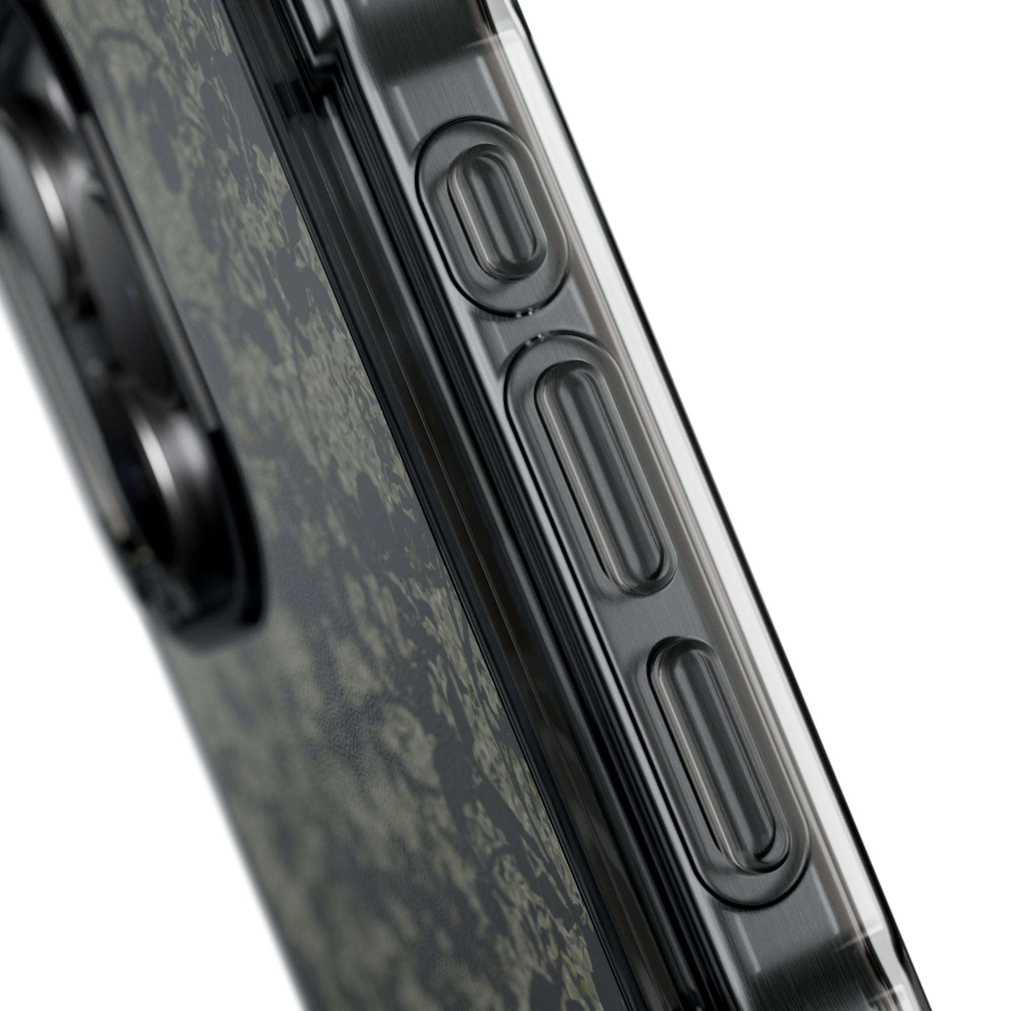 iPhone 15 Magnetic Clear Impact Case - Hidden Weave Series V3 No.25