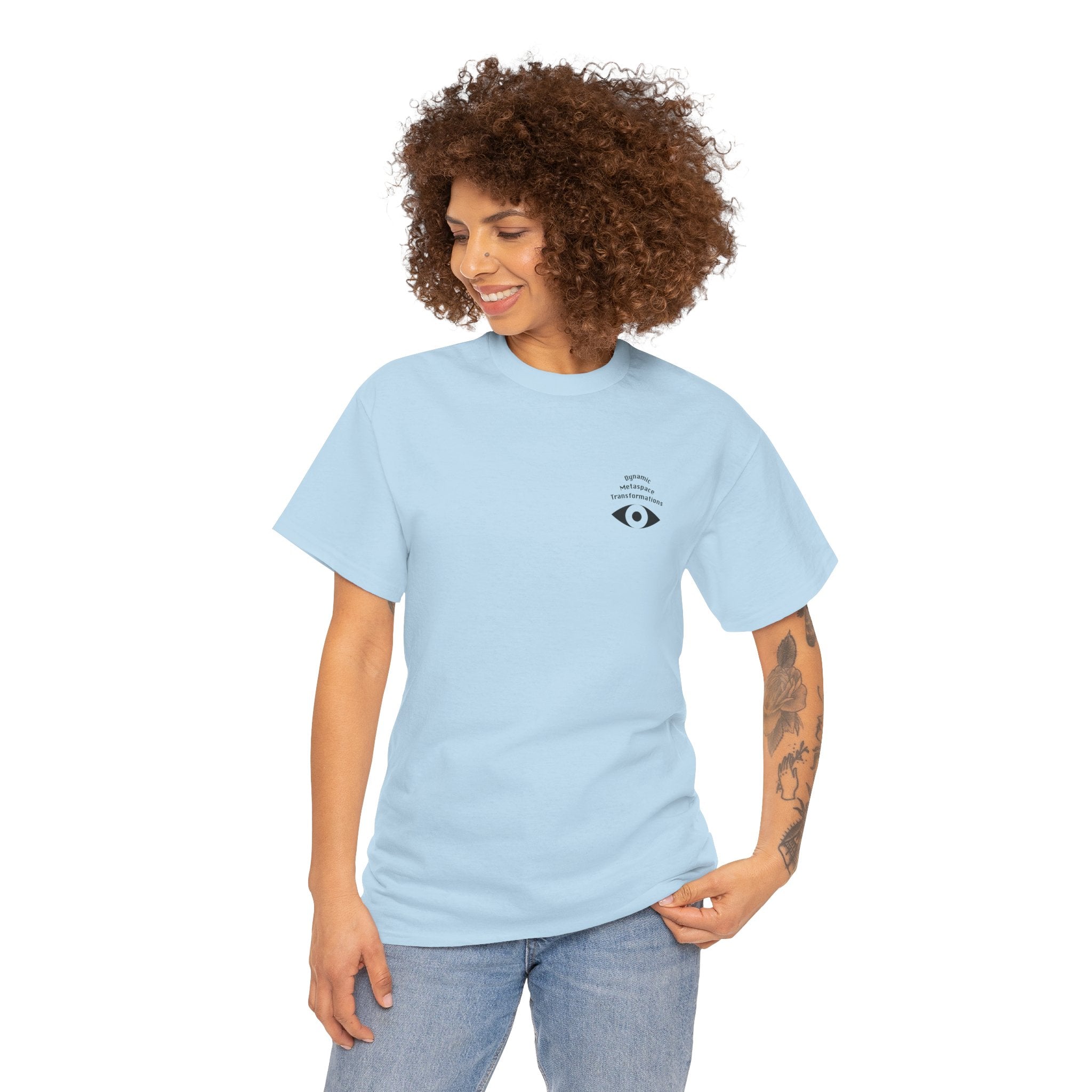 Unisex Heavy Cotton Tee (Back) - DMT Seer No.11
