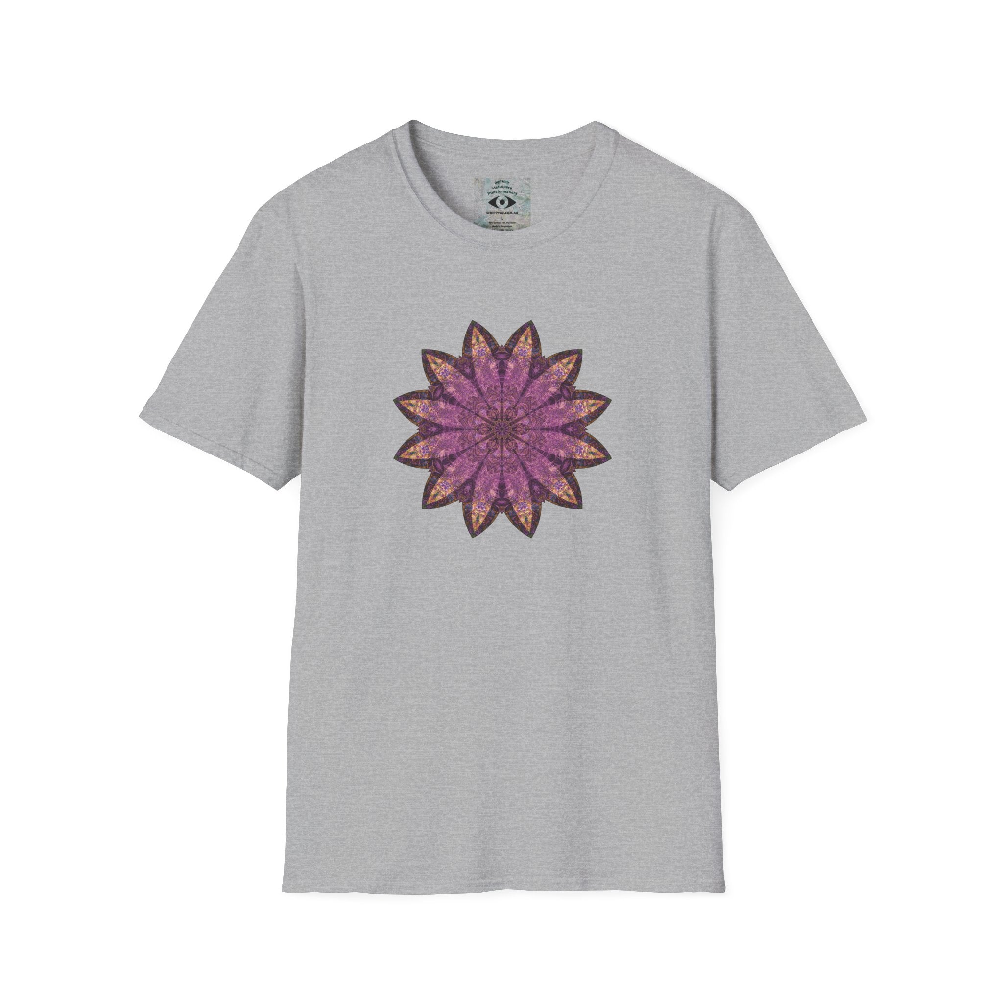 Unisex Softstyle T-Shirt - Love Light Mandalas No.16