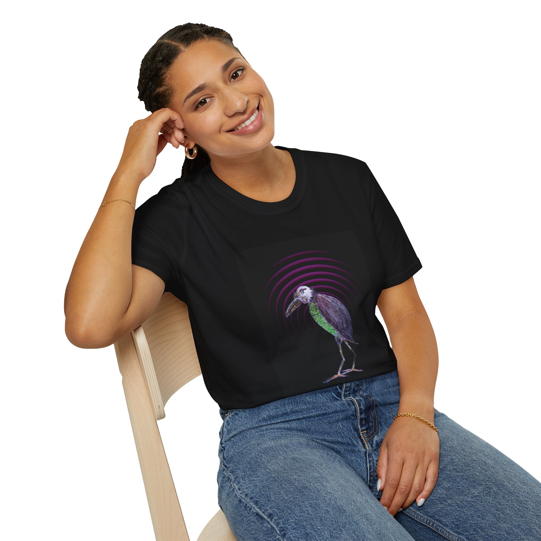 Unisex Softstyle T-Shirt - Birds Of Creation No.2b