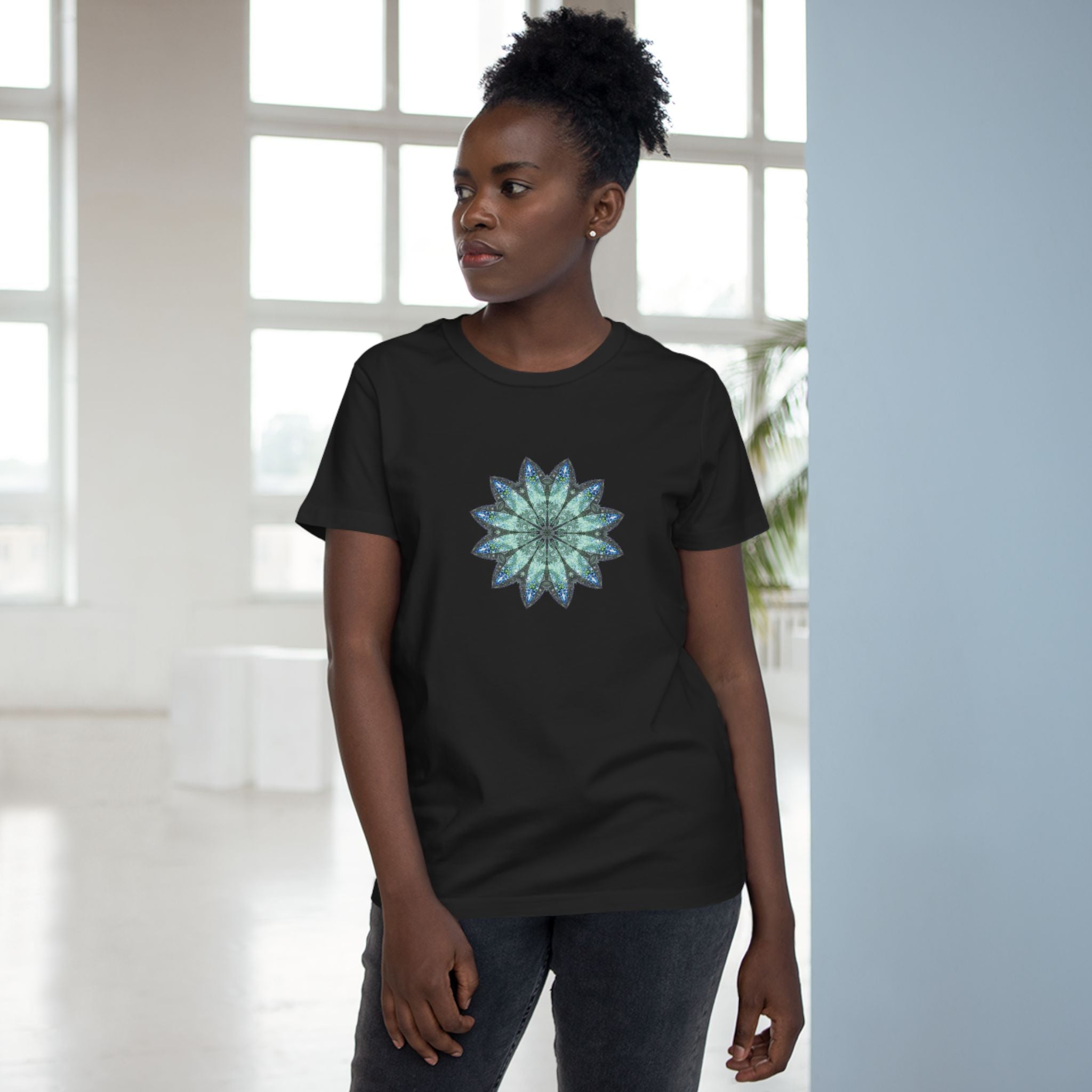 Women’s Maple Tee - Love Light Mandalas No.20