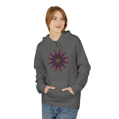 Unisex Midweight Softstyle Fleece Hoodie - Love Light Mandalas No.11