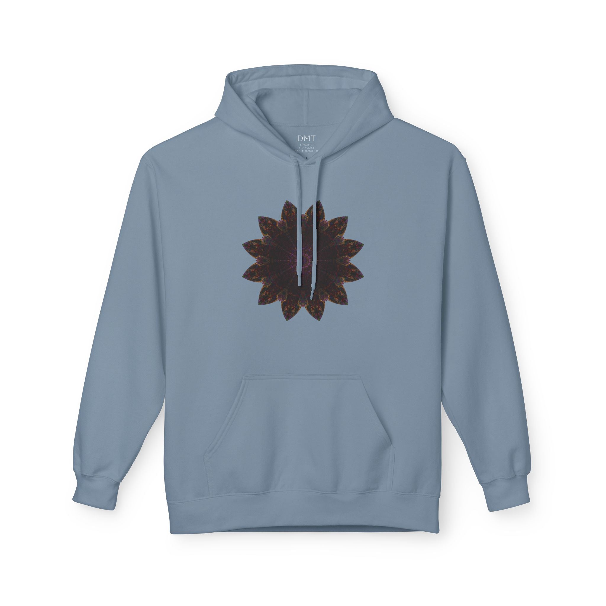 Unisex Midweight Softstyle Fleece Hoodie - Love Light Mandalas No.12
