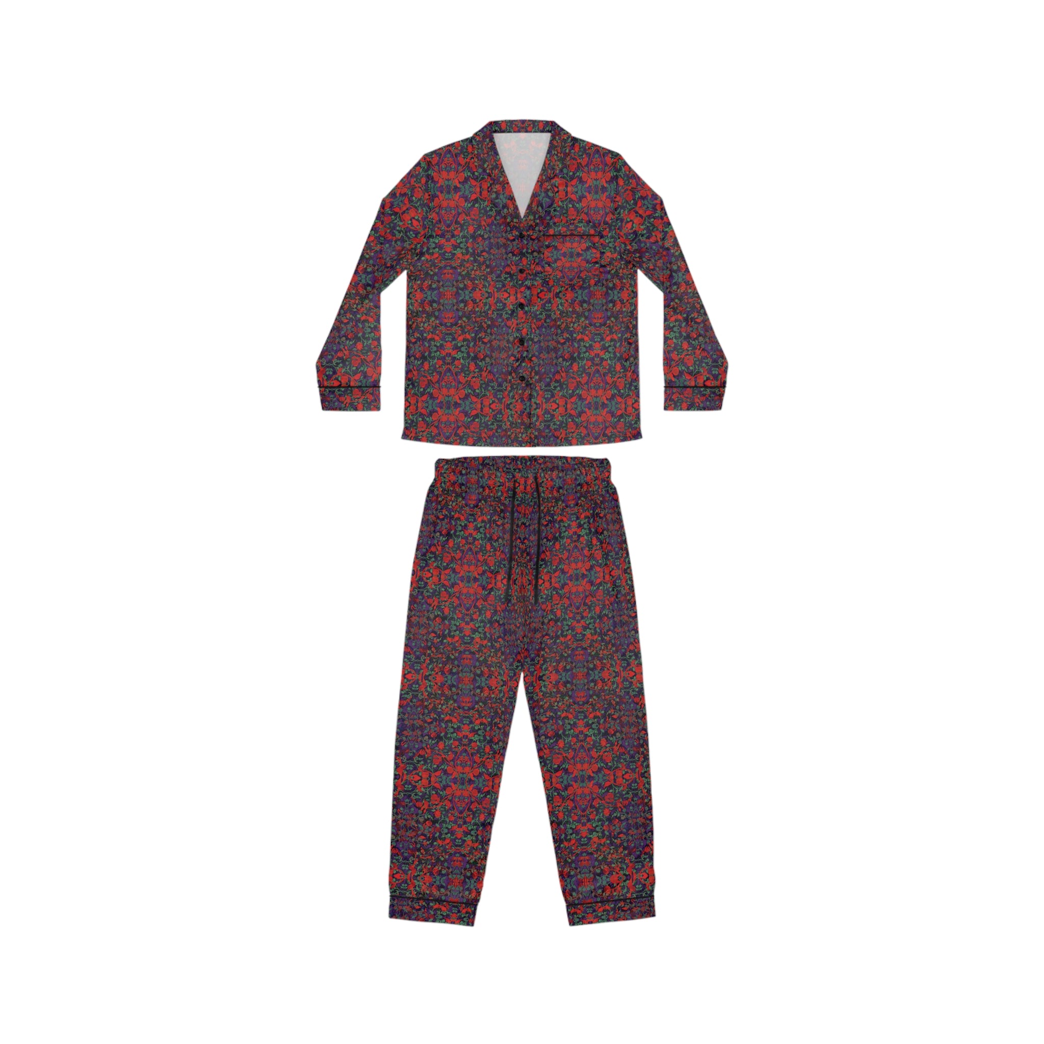 Women's Satin Pajamas - Hidden Weave No.25