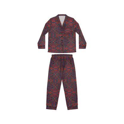 Women's Satin Pajamas - Hidden Weave No.25