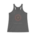 Women's Tri-Blend Racerback Tank - Love Light Mandalas No.7