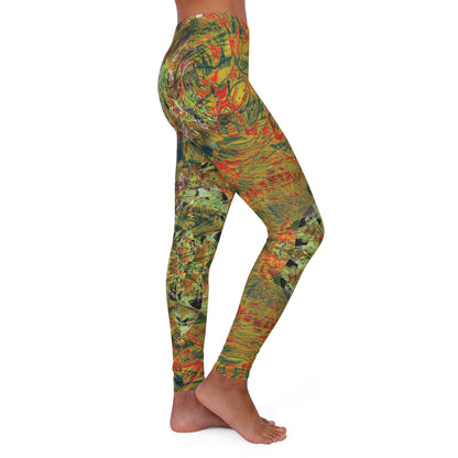 Spandex Leggings - Love Light Fractals No.4c