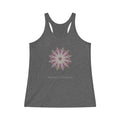 Women's Tri-Blend Racerback Tank - Love Light Mandalas No.9