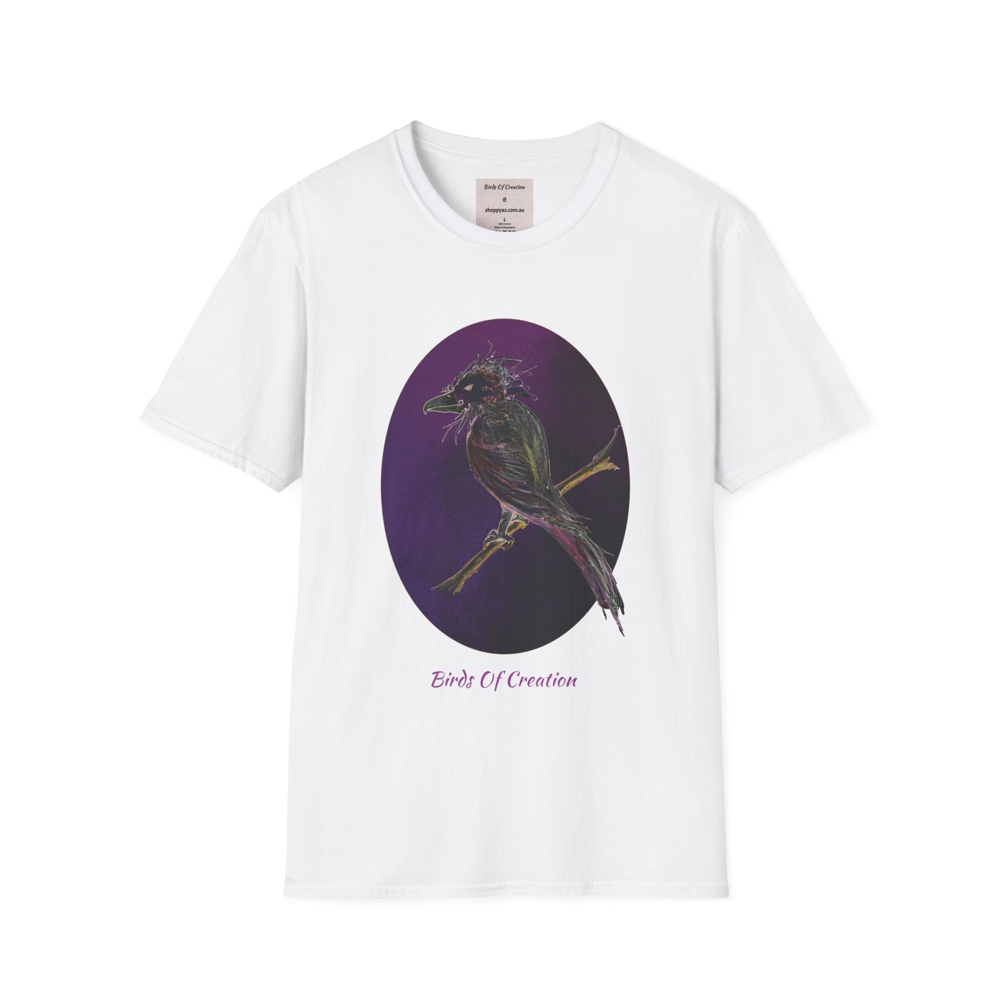 Unisex Softstyle T-Shirt - Birds Of Creation No.1a