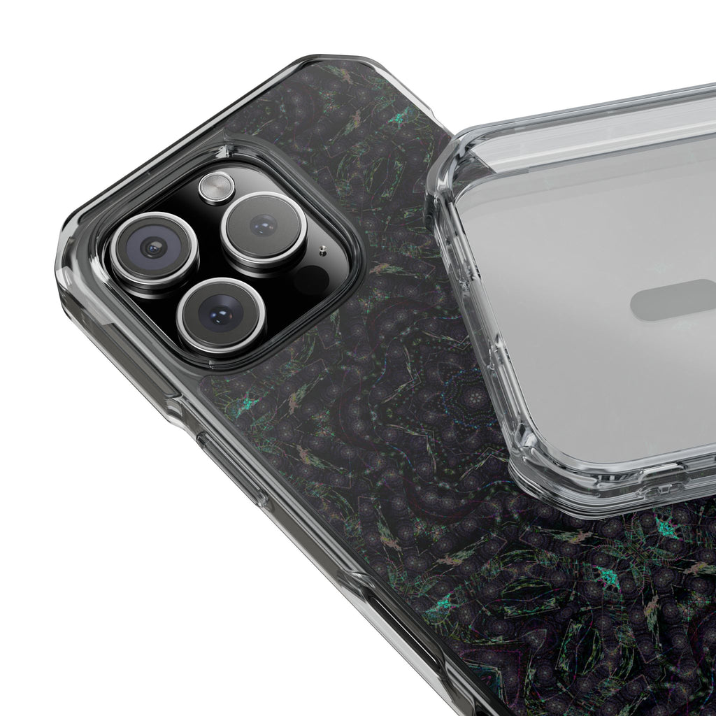 iPhone 16 Magnetic Clear Impact Case - P5 Kaleidoscopic No.31