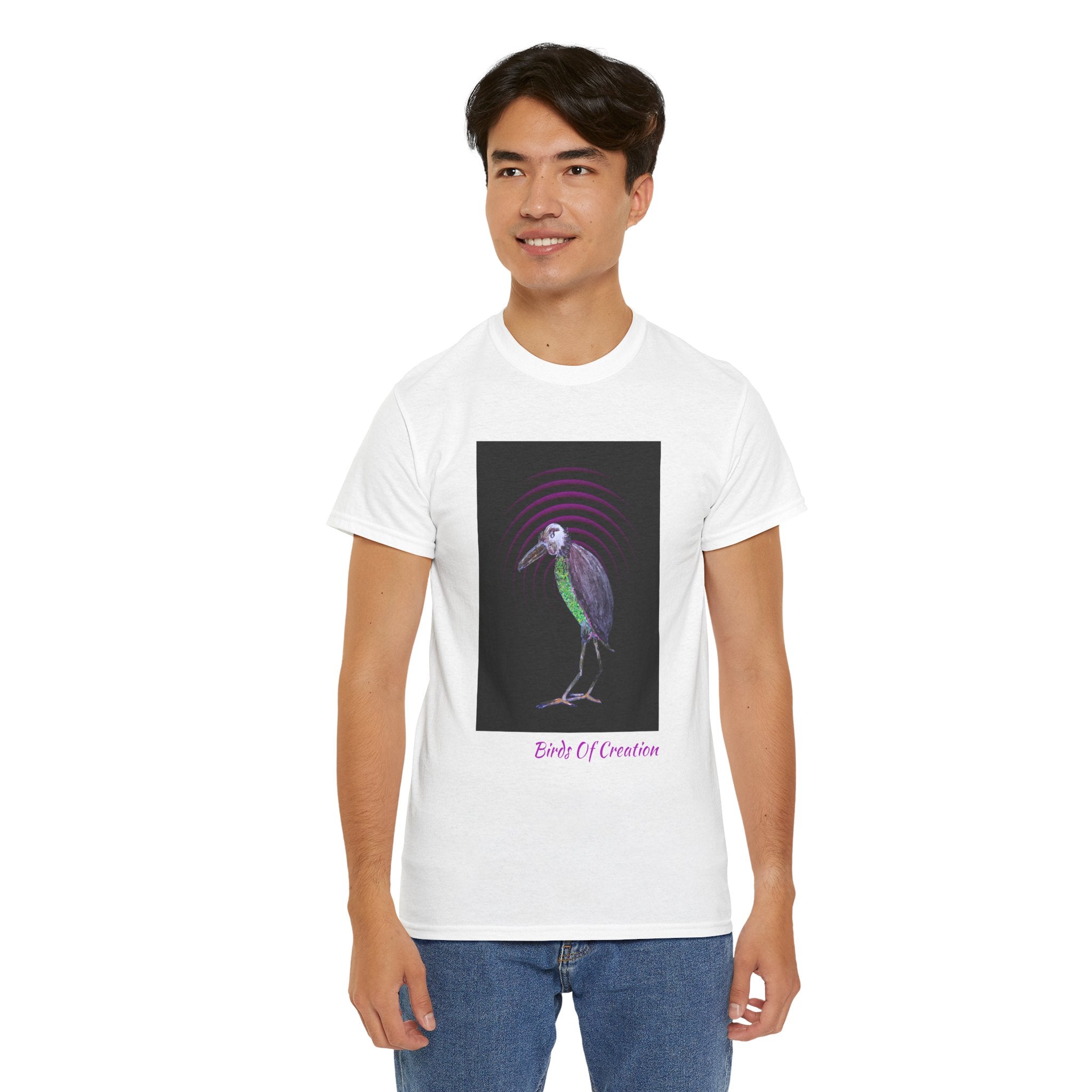 Unisex Heavy Cotton Tee - Birds Of Creation No.2b