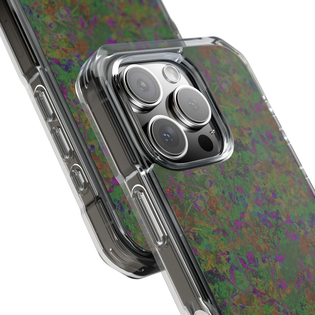 iPhone 16 Magnetic Clear Impact Case - Hidden Weave Series V3 No.24